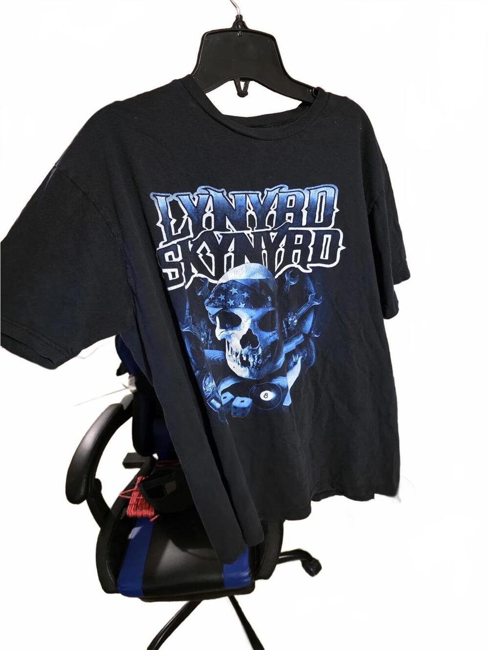 2006 Lynyrd Skynyrd Black Graphic Band T-Shirt Winterland Men's Size XL